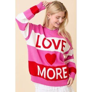 Valentine LOVE MORE Sweater